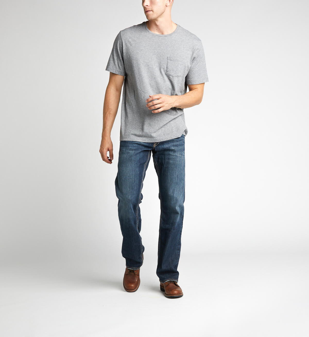 Zac Relaxed Fit Straight Leg Jeans, Indigo, hi-res image number 3