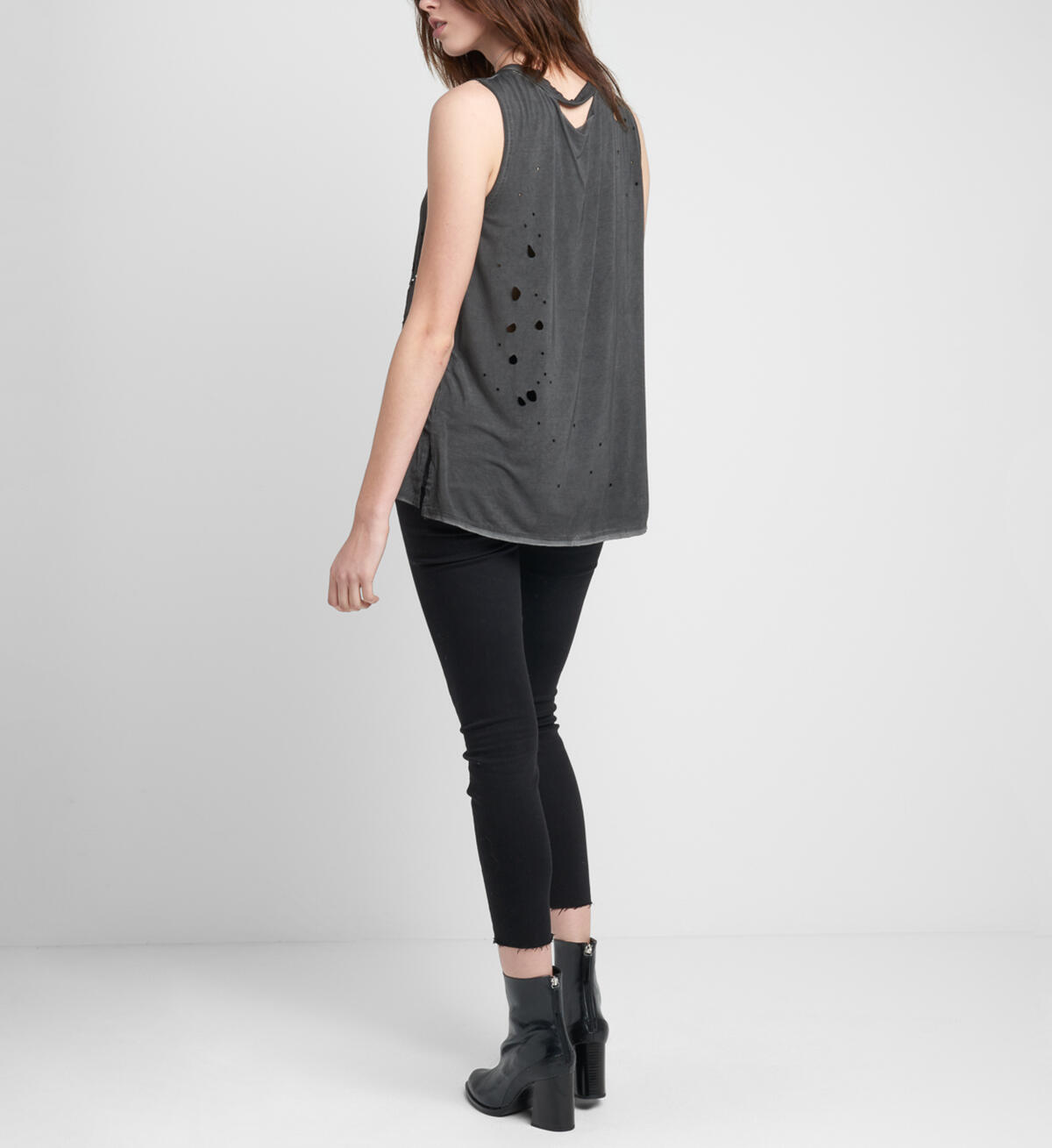 Perry Destructed Tee Final Sale, , hi-res image number 1