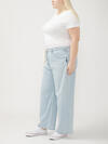 Be Easy Straight Leg Drawstring Jeans Plus Size, , hi-res image number 2