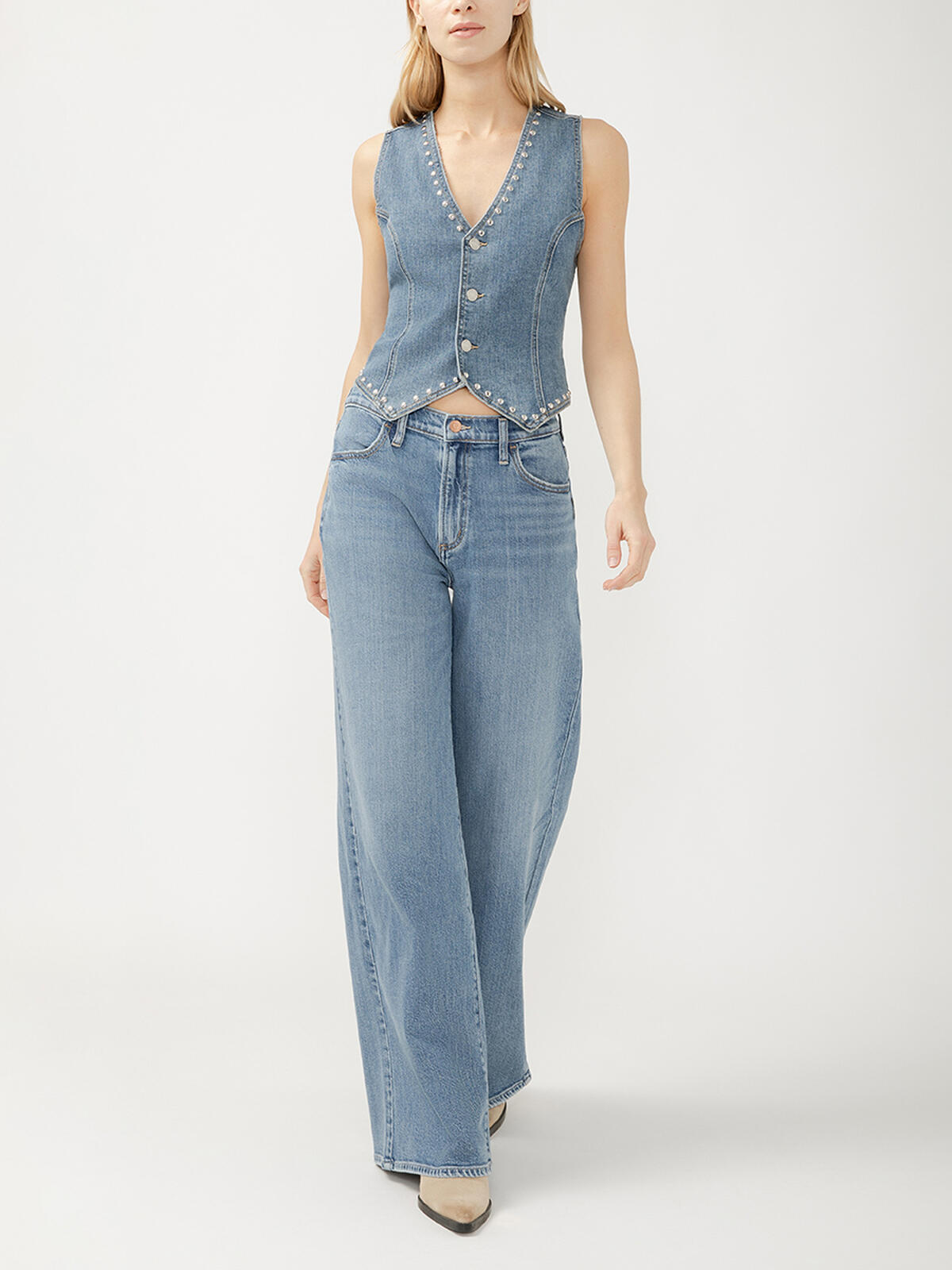 Highly Desirable High Rise Ultra Wide Leg Jeans, , hi-res image number 0
