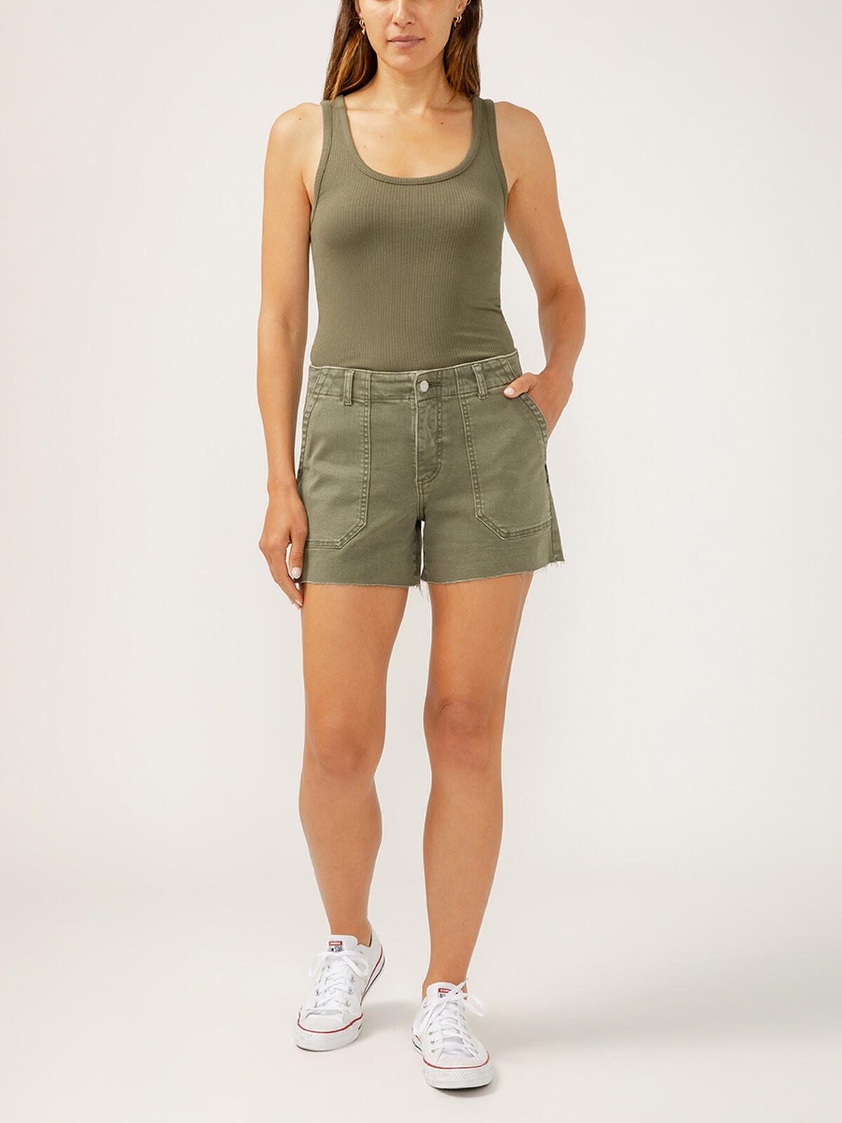 Suki Mid Rise Utility Shorts, , hi-res image number 0