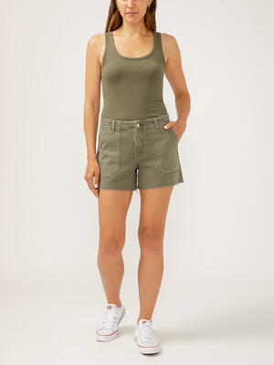 Suki Mid Rise Utility Shorts