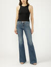 Suki Mid Rise Flare Luxe Stretch Jeans image number 0