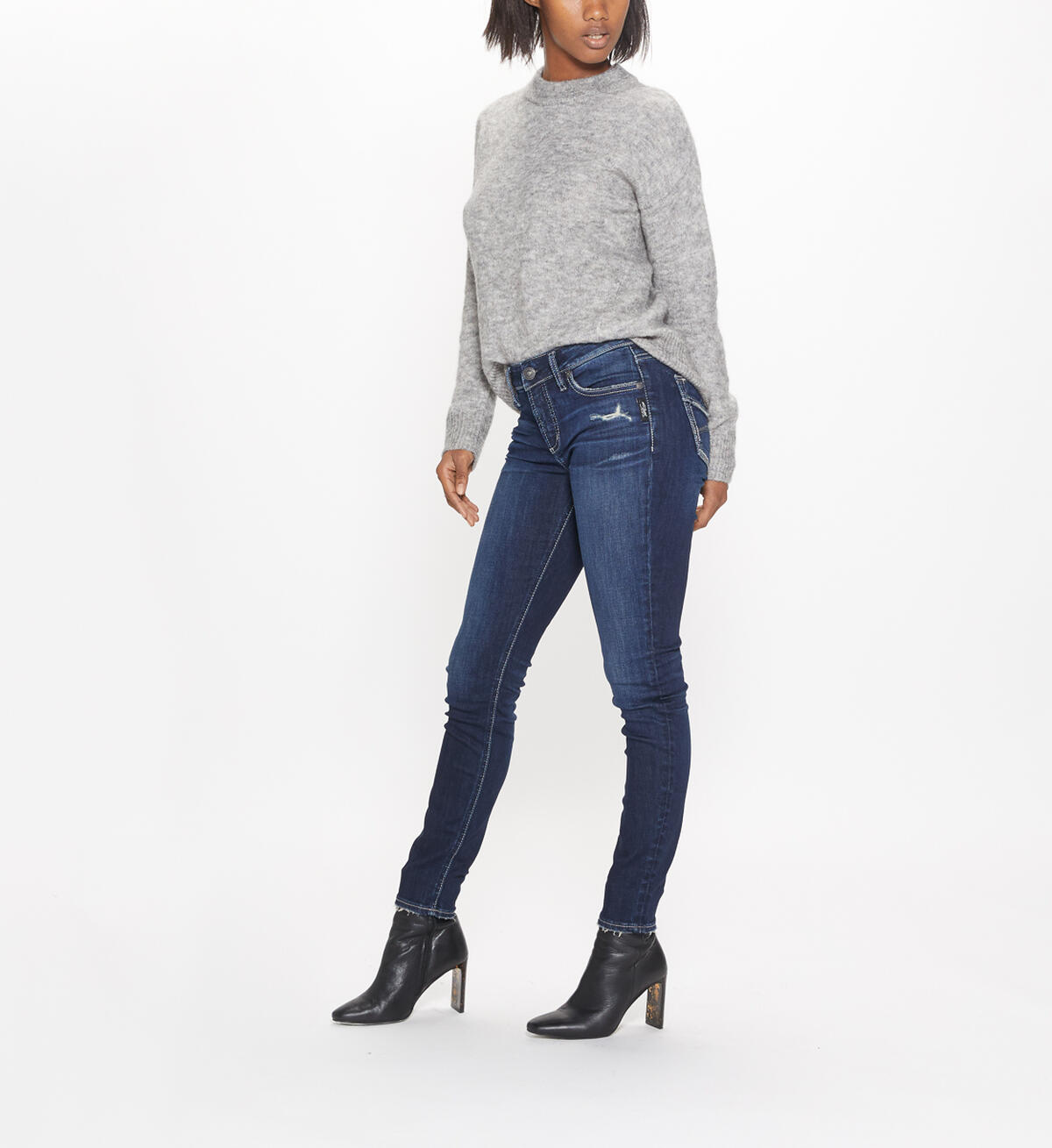 Elyse Skinny Mid Dark Wash, , hi-res image number 2