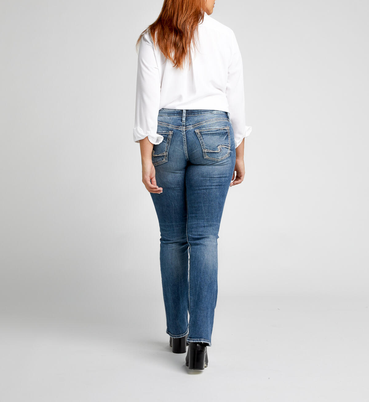Suki Slim Boot Mid Medium Wash, , hi-res image number 1