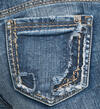 Suki Bermuda Dark Wash, , hi-res image number 3