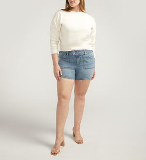 Suki Mid Rise Shorts Plus Size