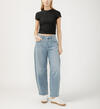 High Rise Barrel Leg Jeans, , hi-res image number 0