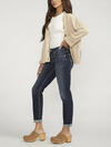 Boyfriend Mid Rise Slim Leg Jeans, Indigo, hi-res image number 2