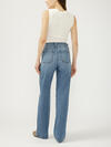 Highly Desirable High Rise Trouser Leg Jeans image number 1