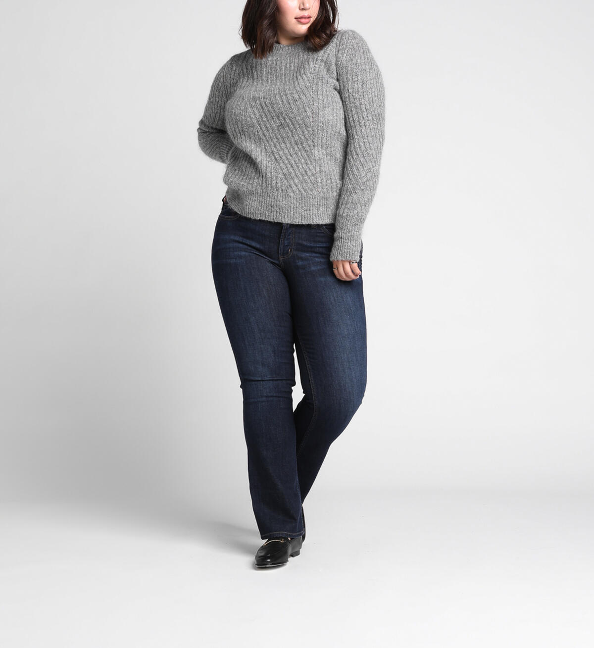 Suki Slim Boot Mid Dark Wash, , hi-res image number 0