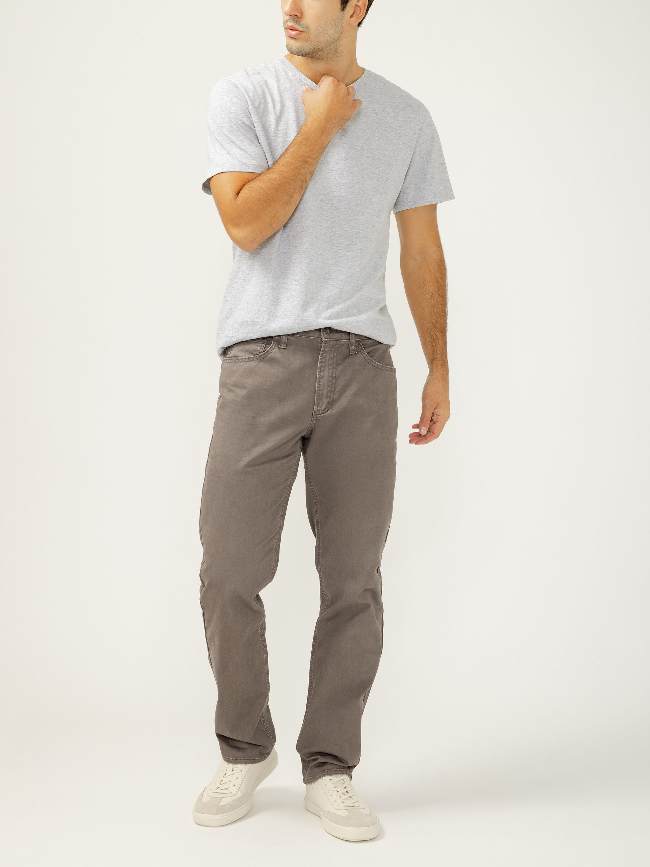 Buy Eddie Relaxed Fit Slim Straight Leg Essential Twill Pants for
