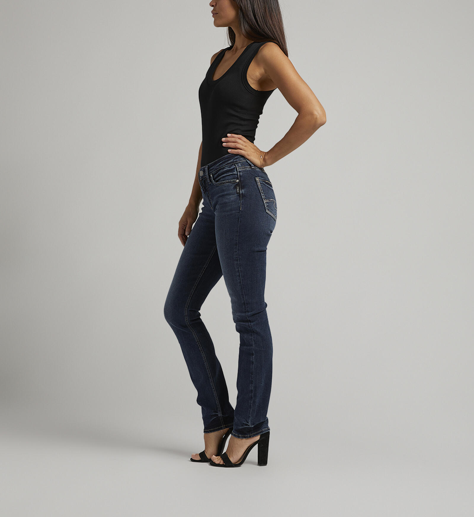 Denim Co Jeans Womens 28 Black Super Skinny Ultra Soft Dark Wash Mid Rise