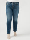 Most Wanted Mid Rise Straight Leg Jeans Plus Size image number 3