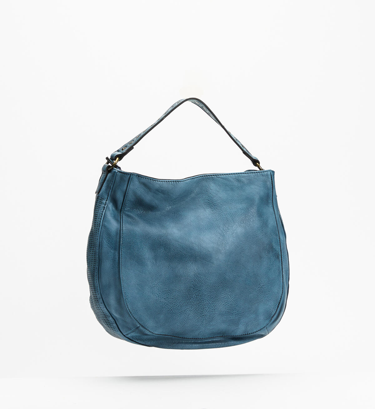 Textured Hobo Crossbody Bag, Blue, hi-res image number 1