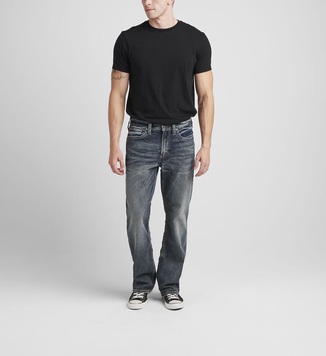 Mens silver jeans hotsell craig
