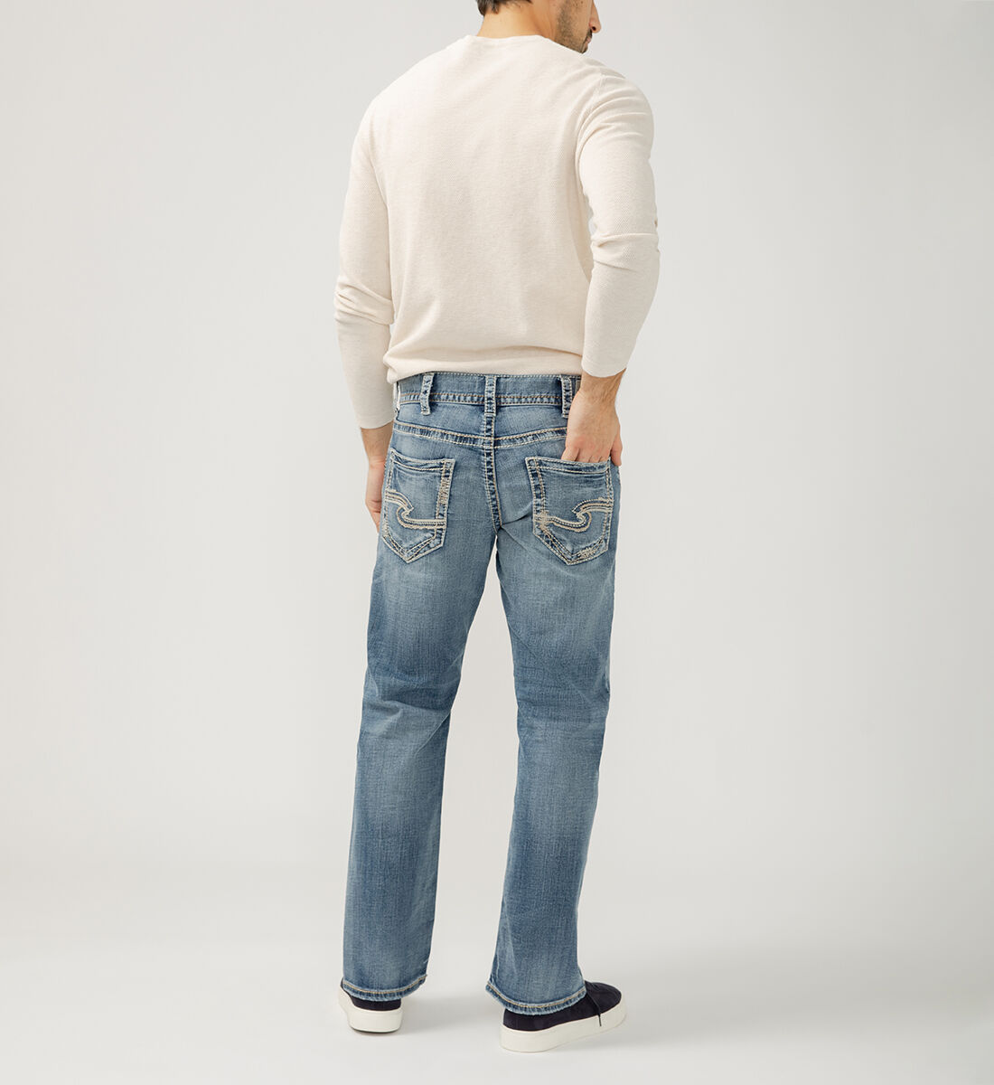 【2plan】Over sand washing half denim 2plan】Over sand washing half denim