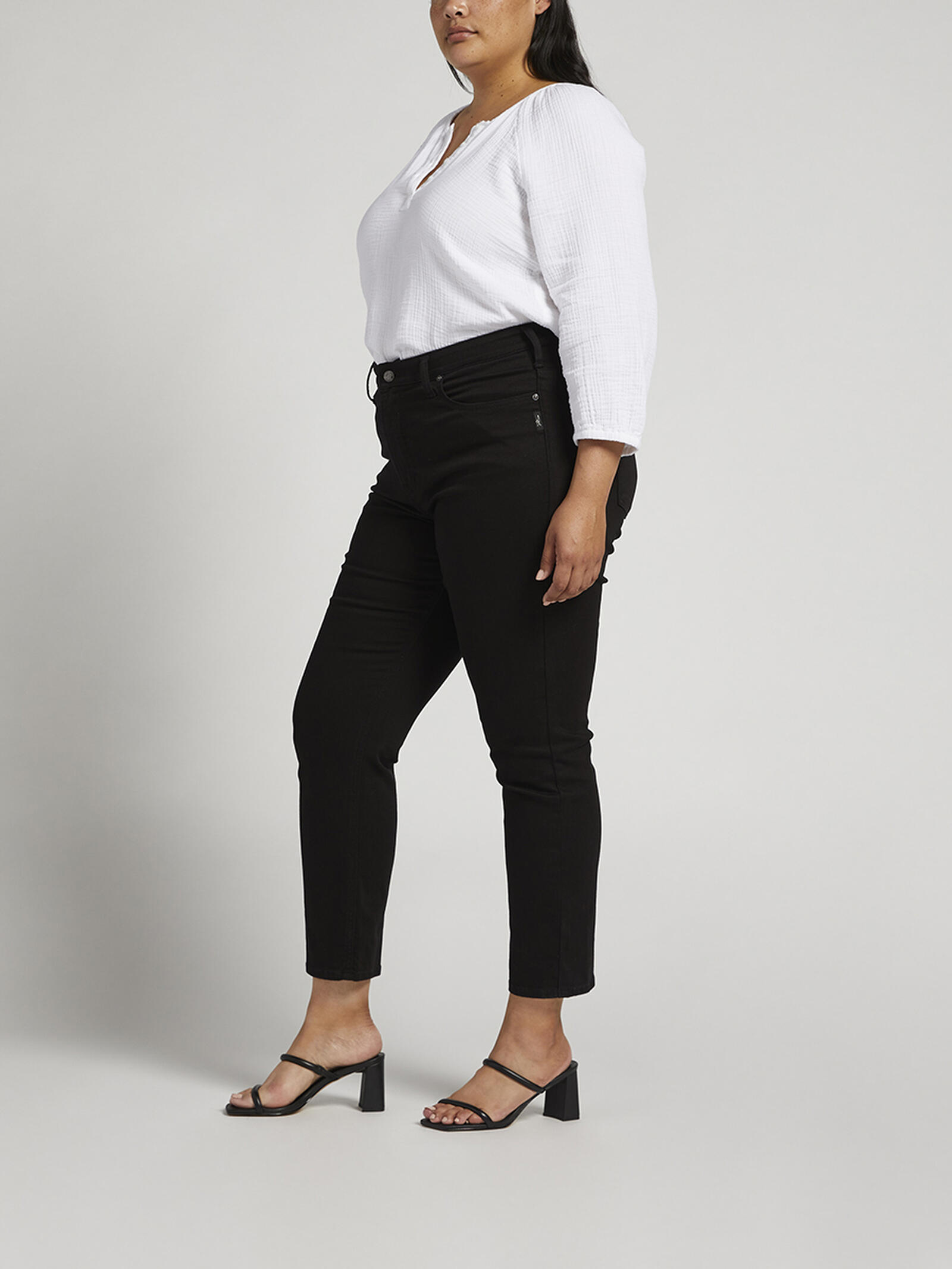 Infinite Fit High Rise Straight Leg Jeans Plus Size