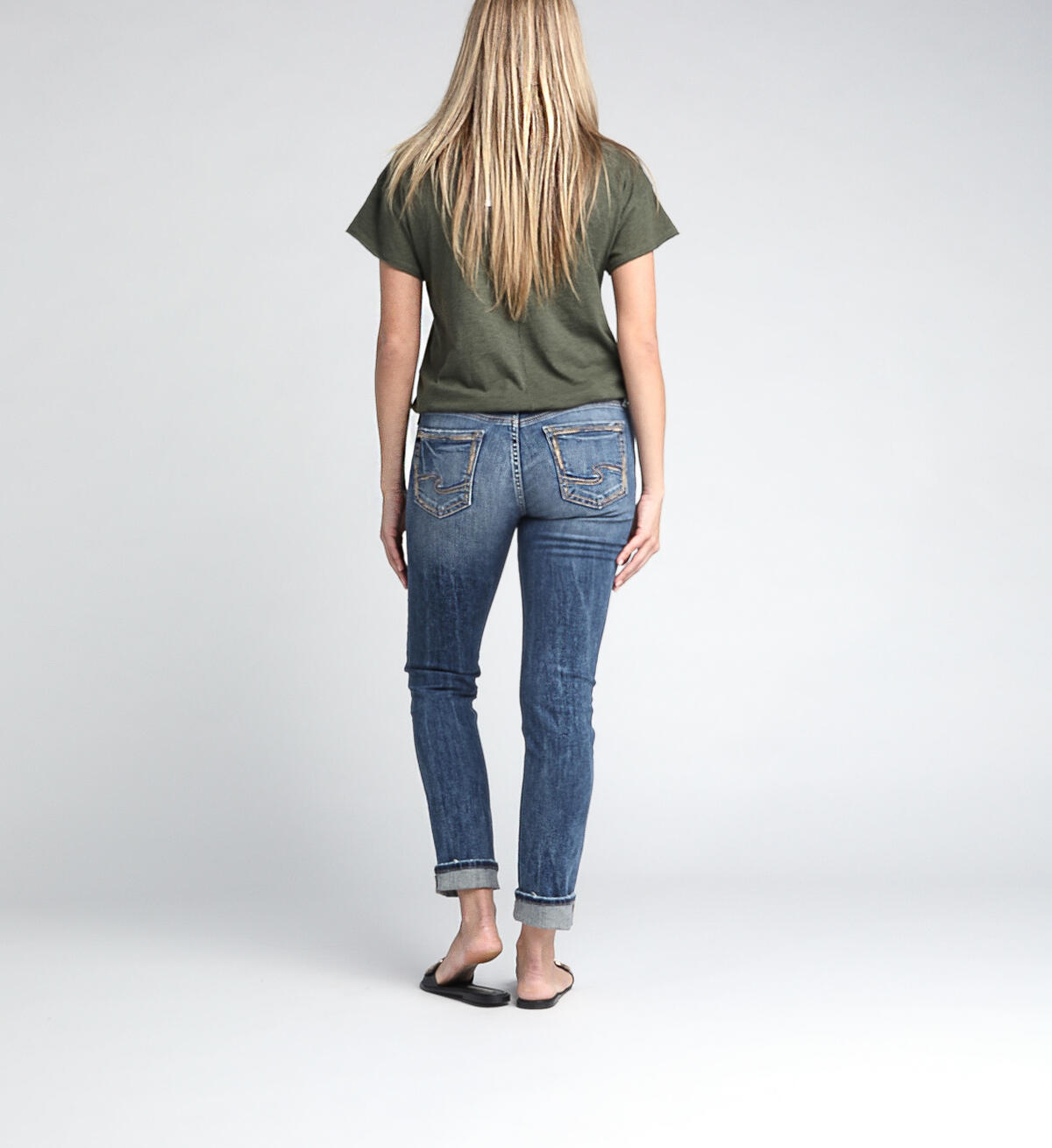 Suki Mid Rise Slim Leg Jeans, , hi-res image number 1