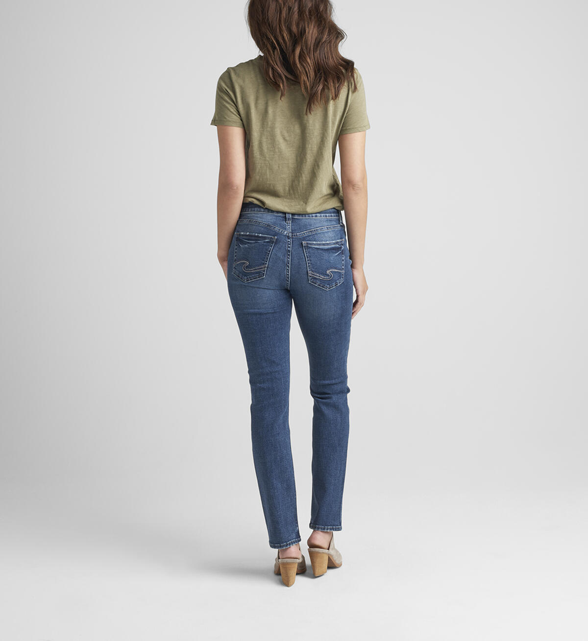 Suki Mid Rise Straight Leg Jeans, , hi-res image number 1