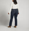 Elyse Mid Rise Slim Bootcut Jeans Plus Size, Indigo, hi-res image number 1