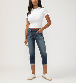 Elyse Mid Rise Americana Capri