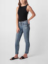 Beau High Rise Slim Leg Jeans image number 2