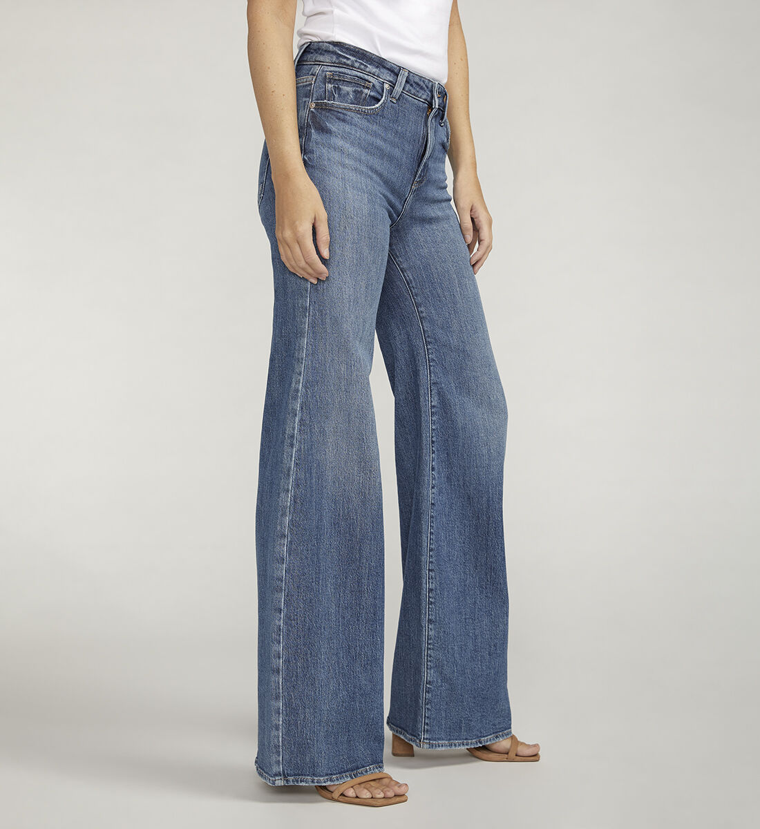 Buy wide leg jeans top