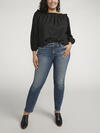 Suki Mid Rise Straight Leg Jeans Plus Size image number 0