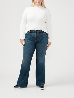 Isbister High Rise Flare Luxe Stretch Jeans Plus Size
