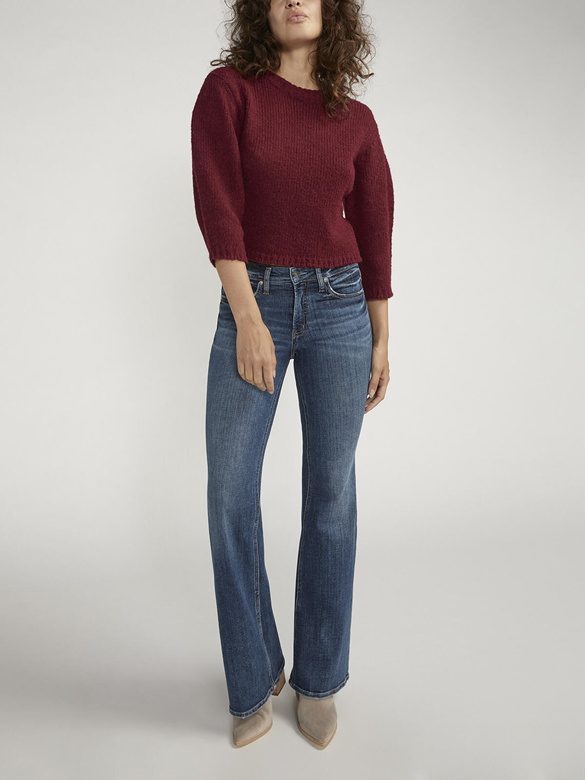 Most Wanted Mid Rise Flare Jeans image number 0