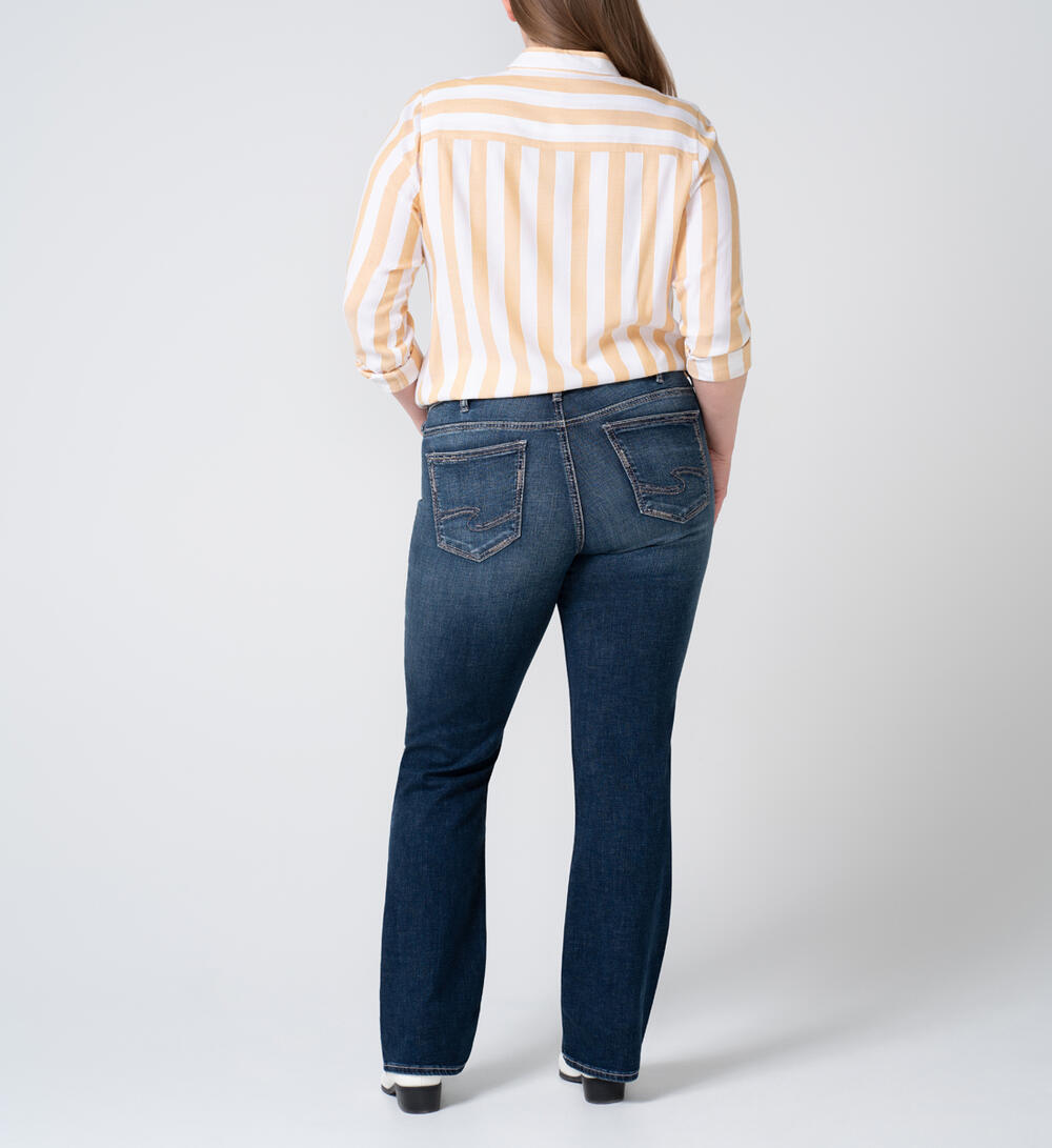 Suki Mid Rise Slim Bootcut Jeans Plus Size, , hi-res image number 1