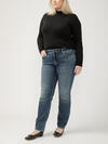 Elyse Mid Rise Straight Leg Jeans Plus size image number 2