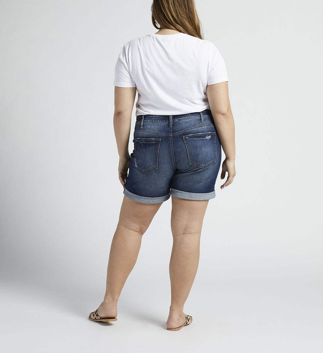 Plus size boyfriend shorts on sale