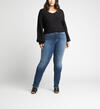 Avery High Rise Straight Jeans Plus Size, Indigo, hi-res image number 3
