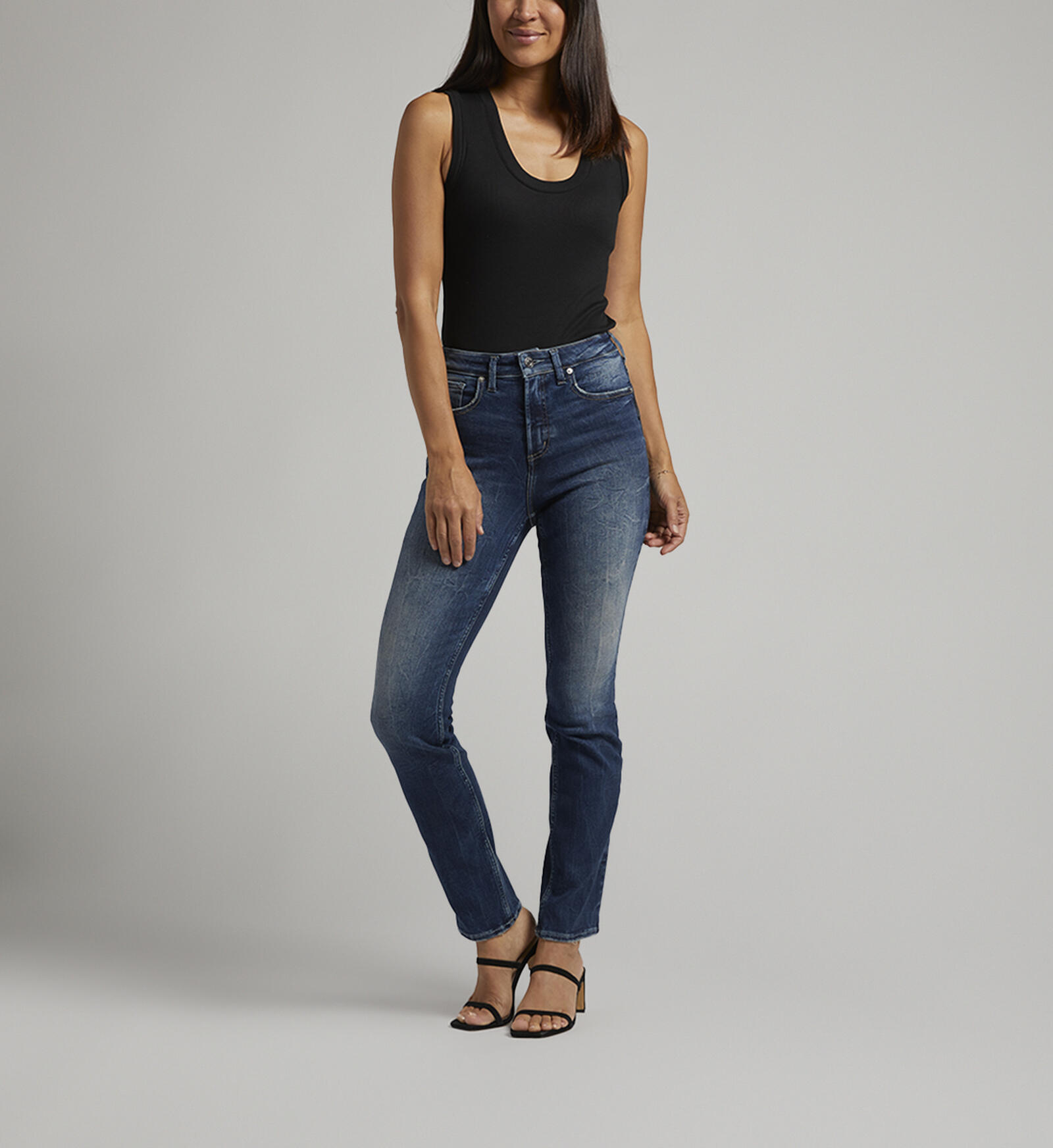 Buy Infinite Fit High Rise Straight Leg Jeans for USD 68.00