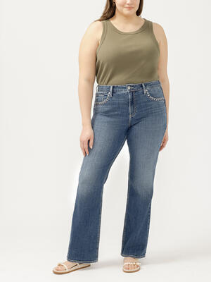 Avery High Rise Bootcut Jeans Plus Size