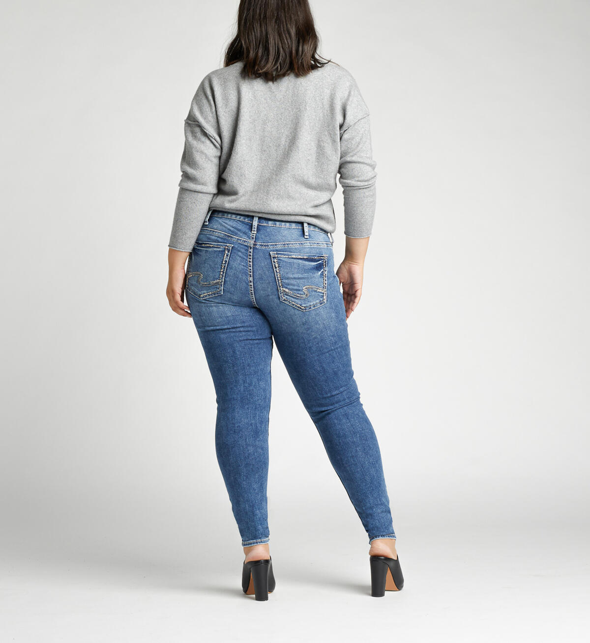 Suki Mid Rise Skinny Plus Size Jeans, , hi-res image number 1