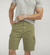 Cargo Essential Twill Shorts, Olive, hi-res image number 3