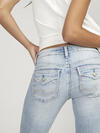 Britt Low Rise Slim Bootcut Jeans image number 3