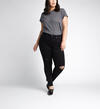 Calley High Rise Skinny Leg Jeans Plus Size, Black, hi-res image number 0