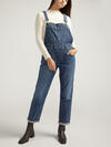 Baggy Straight Leg Overall Jeans, , hi-res image number 0