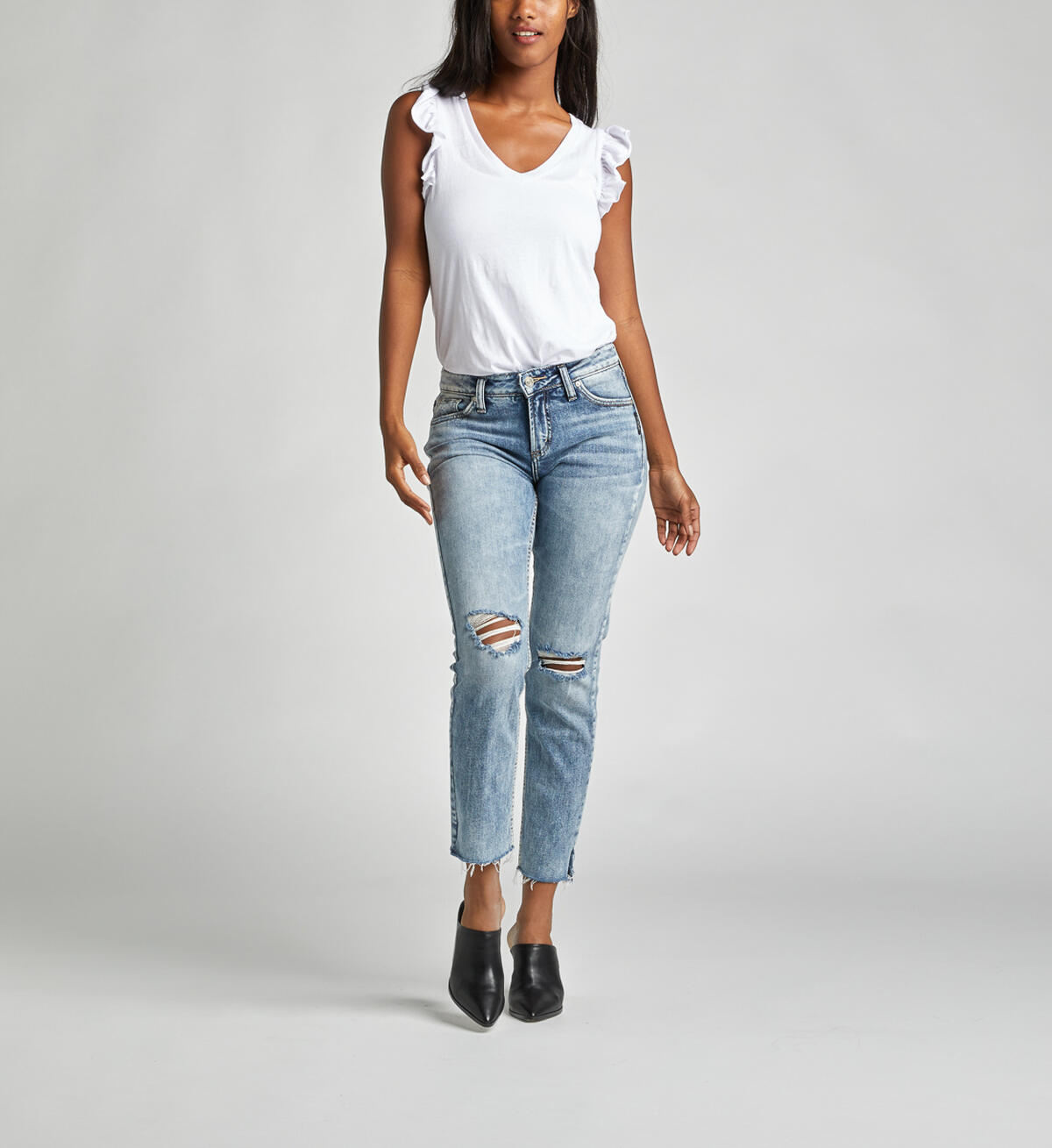 Avery High-Rise Curvy Slim Leg Jeans, , hi-res image number 0