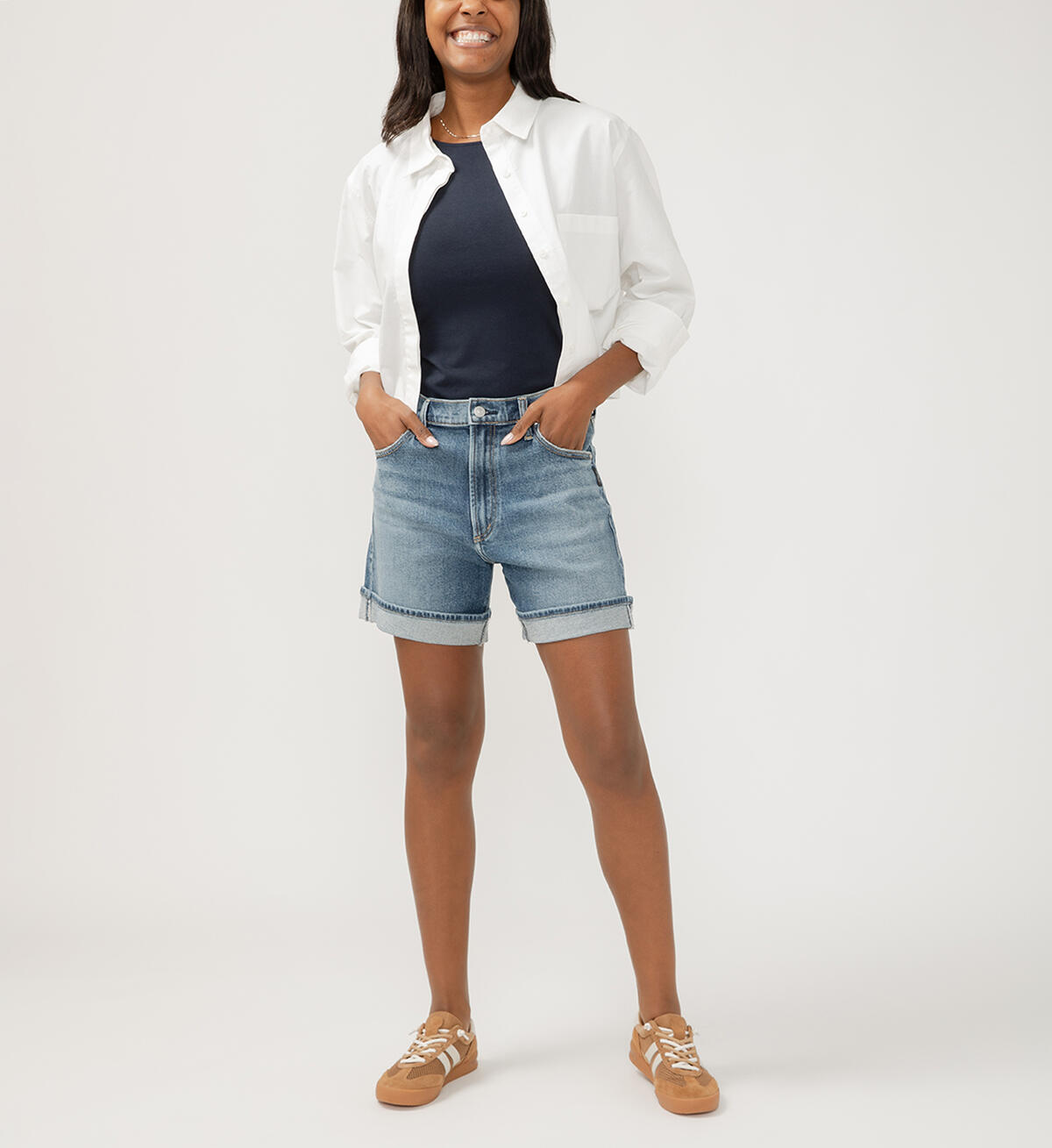 Be Easy High Rise Shorts, , hi-res image number 0