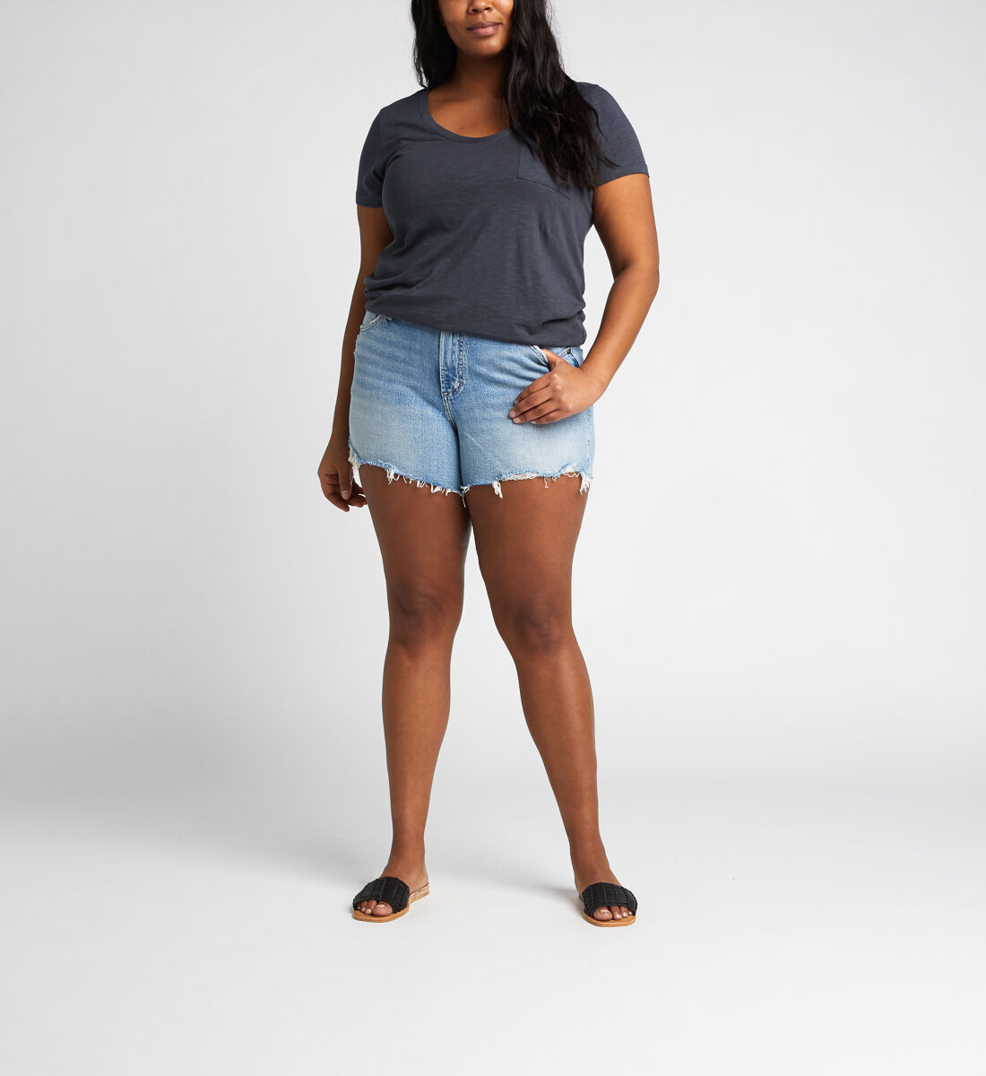 Silver jeans frisco shorts sales