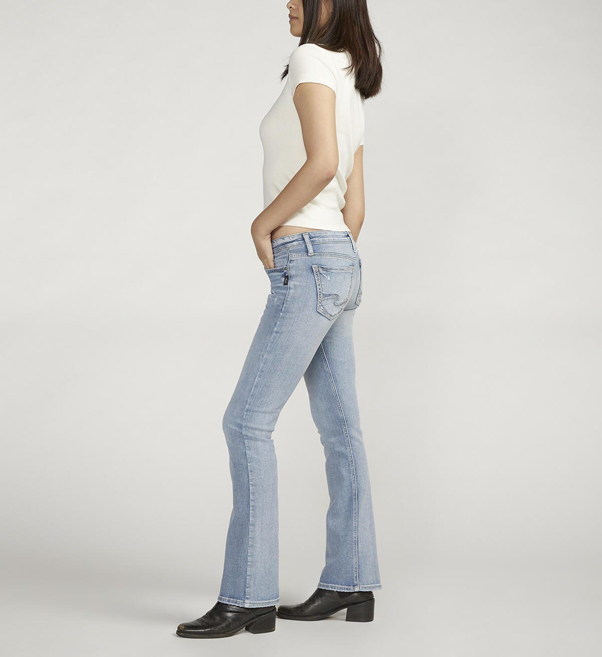 Tuesday Low Rise Slim Bootcut Jeans, , hi-res image number 2