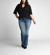Elyse Mid Rise Slim Bootcut Jeans Plus Size Final Sale, , hi-res image number 0
