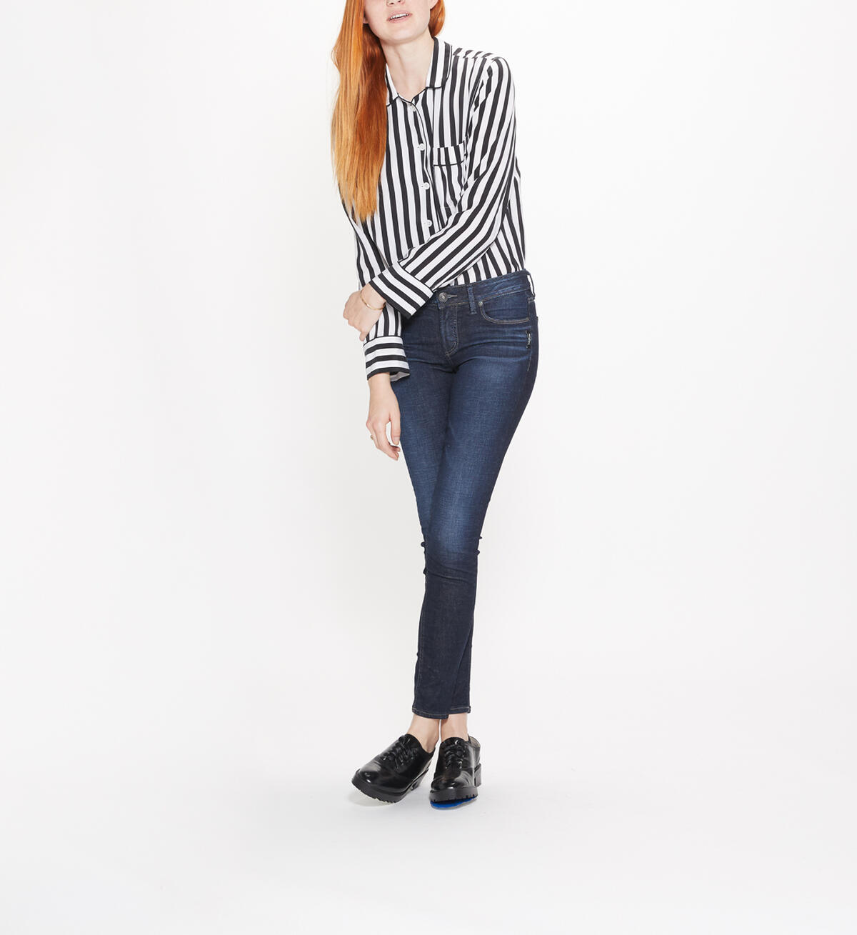 Elyse Mid Rise Skinny Leg Jeans Final Sale, , hi-res image number 0