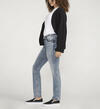 Elyse Mid Rise Straight Leg Jeans, Indigo, hi-res image number 0