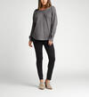 Emmeline Lace Up Sleeve Sweater, Dark Gray, hi-res image number 1